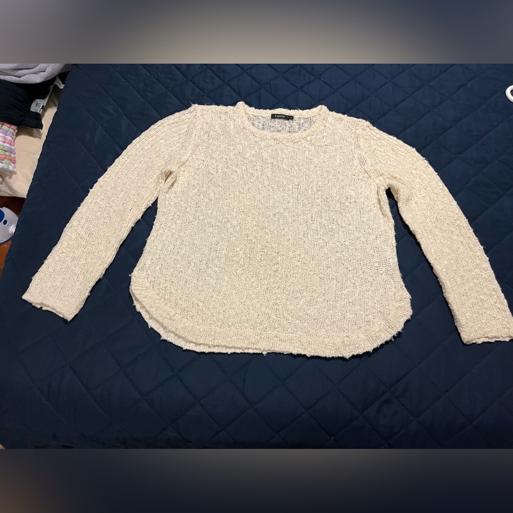 ***😀3 for $35./Beautiful white b.young sweater.